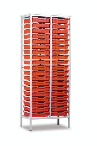 Metal Static Shallow Tray Storage