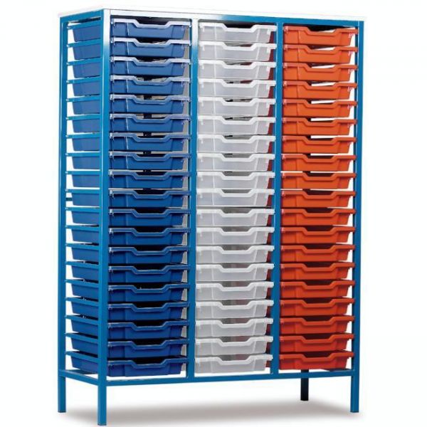 Metal Static Shallow Tray Storage