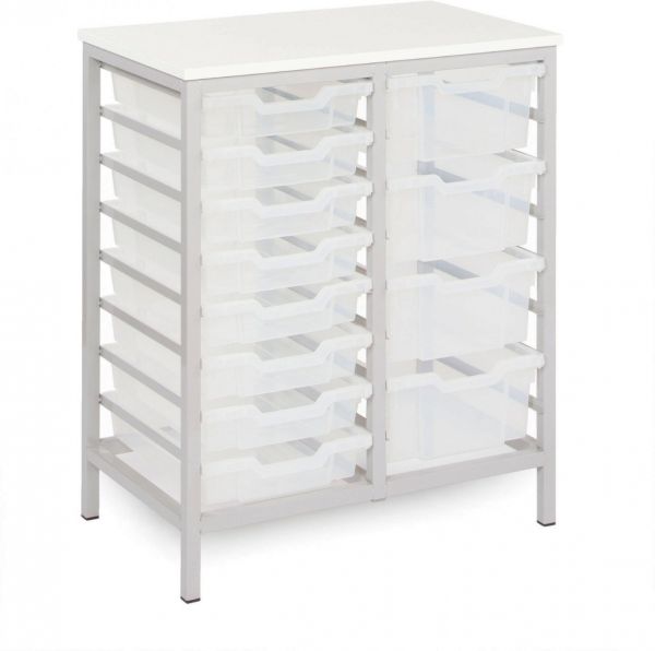 Metal Static Shallow Tray Storage