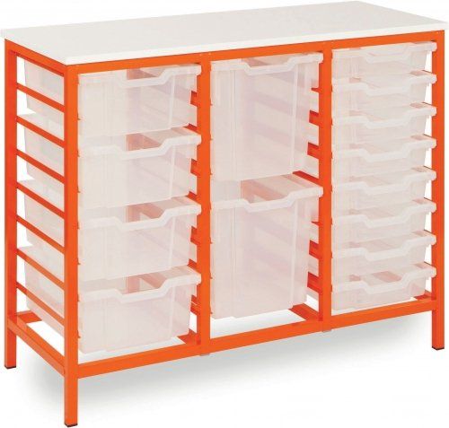 Metal Static Shallow Tray Storage