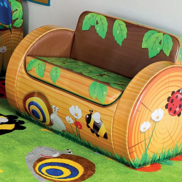 Natura Log 2 Seat Sofa